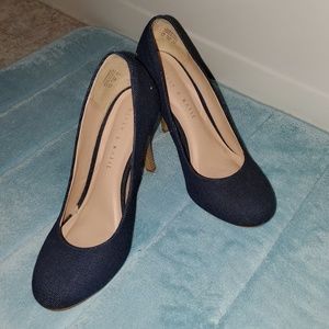 Blue Denim Heels